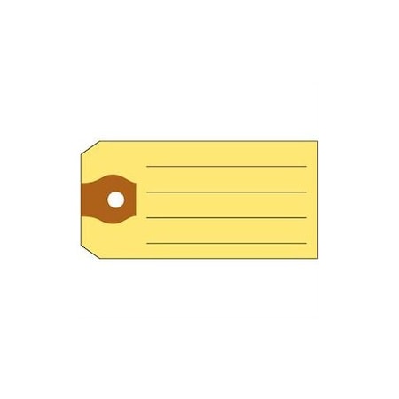 Multi-Purpose Tags (No Rings), 1 3/8 X 2 3/4, 500 Per Box: Yellow Pk